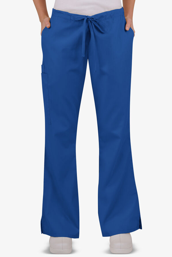 UA Best Buy Scrubs Women’s 5-Pocket Drawstring Pants - Tall - Royal - 1