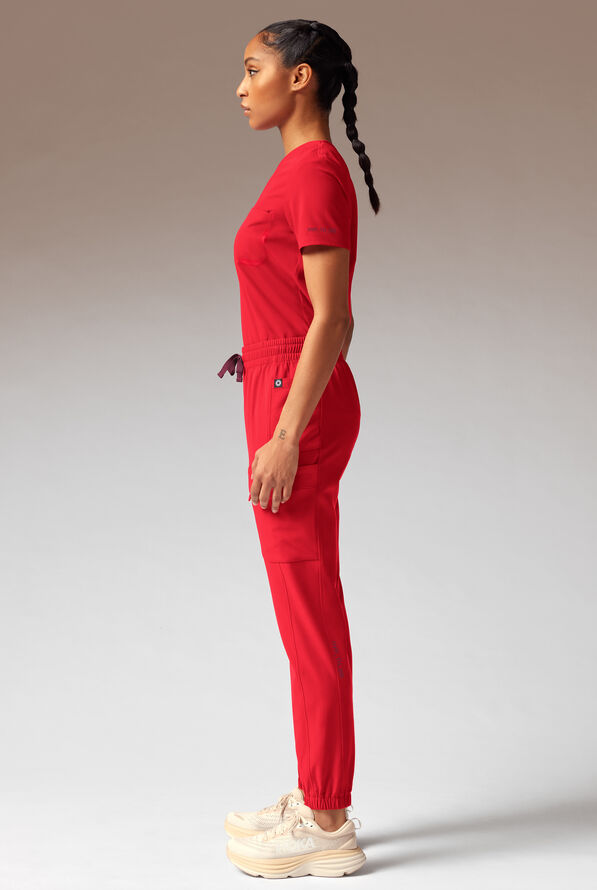 Hypothesis Cache Women&rsquo;s 6-Pocket Jogger Scrub Pant - Hemoglobin - 5