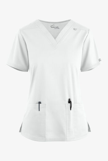 Butter-Soft STRETCH Women's 4-Pocket V-Neck Scrub Top