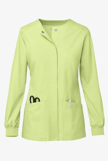 Butter-Soft STRETCH Women's 2-Pocket Long Sleeve Snap Front Scrub Jacket
