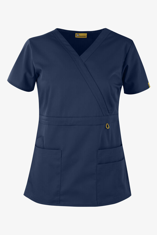 WonderWink 6056 Mock Wrap Scrub Top WonderWink Scrubs