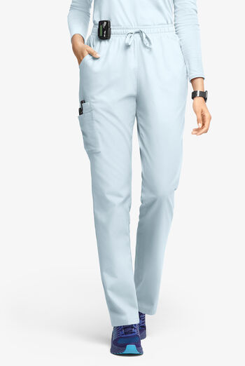 Butter-Soft Originals Women's 8-Pocket Natural Waist Straight Leg Cargo Scrub Pants