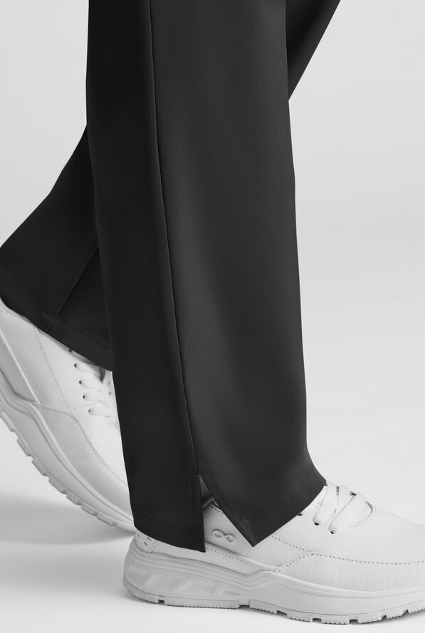 Pantalón médico WhisperLite de estilo moderno con piernas rectas para mujer - Black - 6