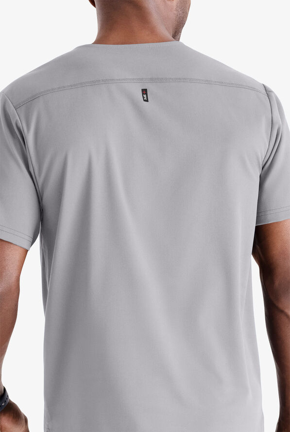 Camisa m&eacute;dica Grey's Anatomy&trade; by Barco Spandex STRETCH Murphy con cuello en V y 2 bolsillos para hombre - Moonstruck - 4