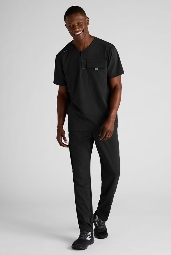 Pantal&oacute;n m&eacute;dico Grey's Anatomy&trade; by Barco Emerge Nolan STRETCH estilo cargo con 3 bolsillos para hombre - Black - 7