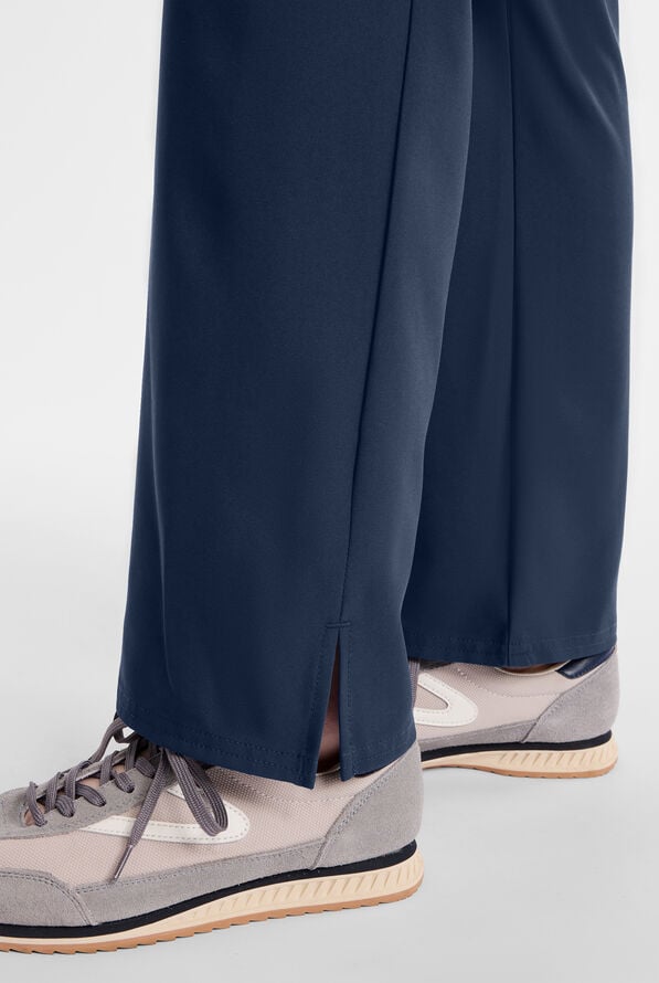 Med Couture Insight Women's 4-Pocket Flare Leg Cargo Scrub Pant - Navy - 5