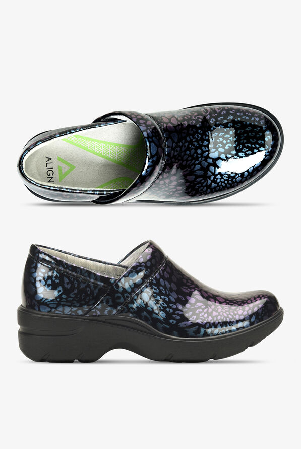  Align&trade; Women's Indya Leopard Patent Leather Nursing Clogs - null - 1