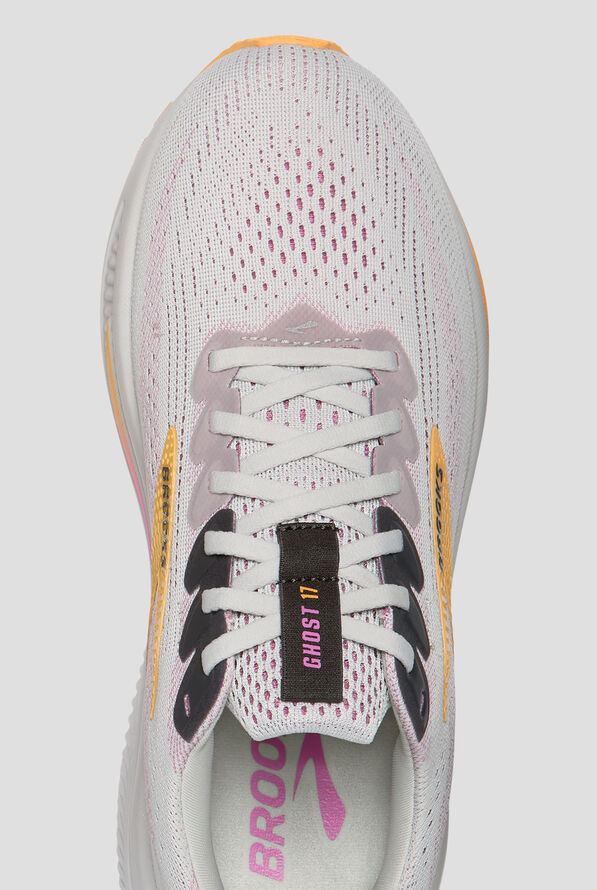 Brooks Women's Ghost 17 Oyster/Apricot/Pink Athletic Lace Up Shoes - null - 2