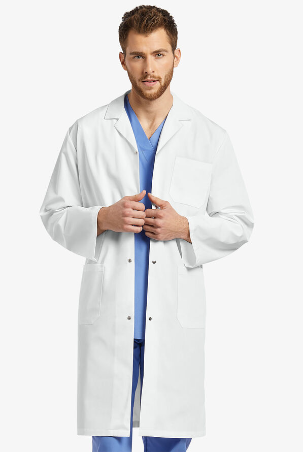 White Cross Marvela Unisex 42" 3-Pocket STRETCH Lab Coat - White - 3