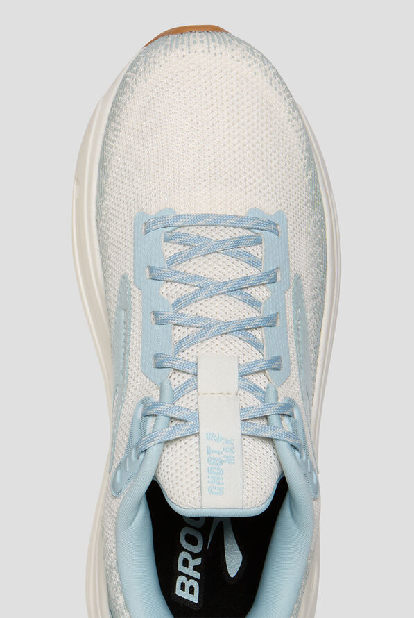 Zapatillas deportivas Brooks Ghost Max 2 Coconut Milk/Winter Sky con cordones para mujer - null - 2