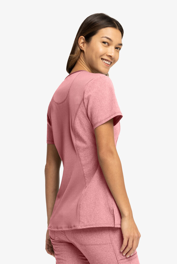 Cherokee Infinity Scrubs Round Neck Scrub Top, Infinity Scrubs