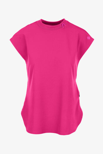 Med Couture Amp Women's 2-Pocket STRETCH Tuck in Dolman Crew Neck Scrub Top