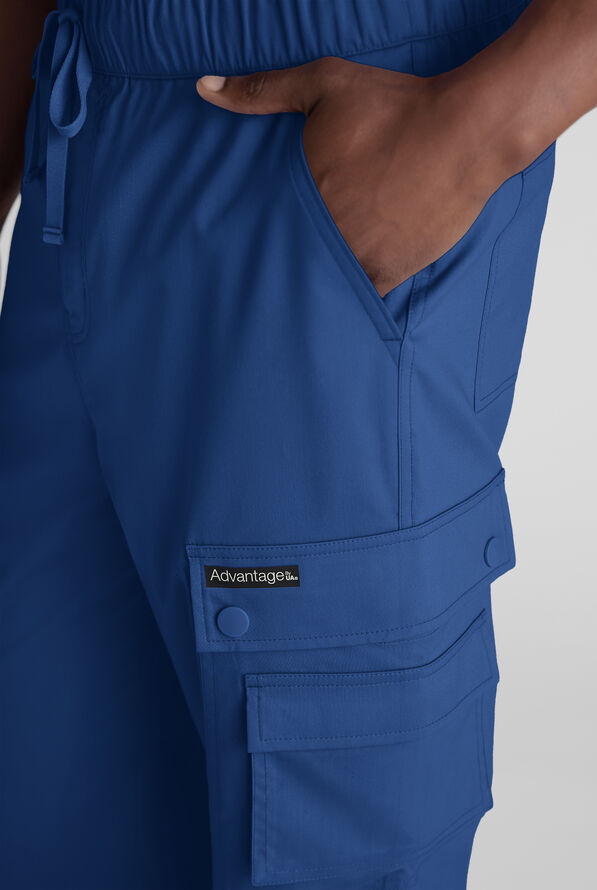 Advantage STRETCH Men's 10-Pocket Cargo Scrub Pant - Royal - 2