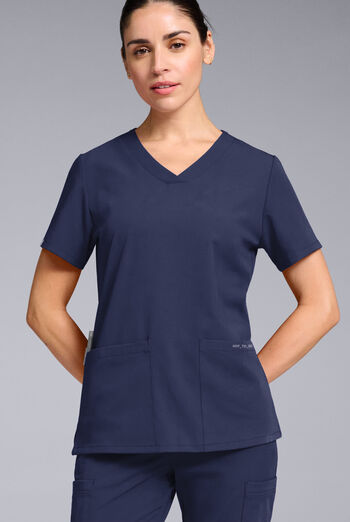 Hypothesis Women's Base 3 Pocket V-Neck Scrub Top