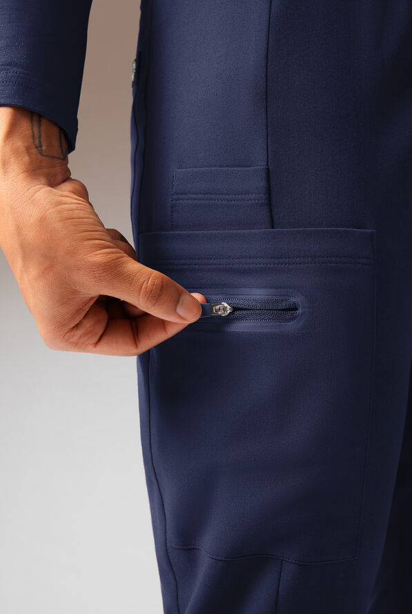 Pantalón médico Hypothesis Dynama Y estilo yoga con 7 bolsillos para mujer - Navy - 6