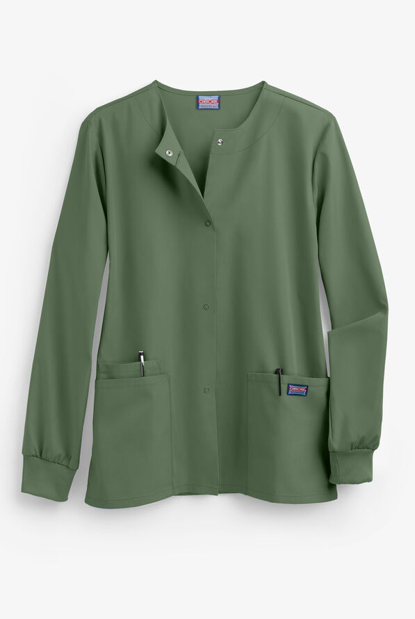 Cherokee Workwear 4350 Scrub Jacket and Cherokee Workwear Scrubs at Uniform Advantage.