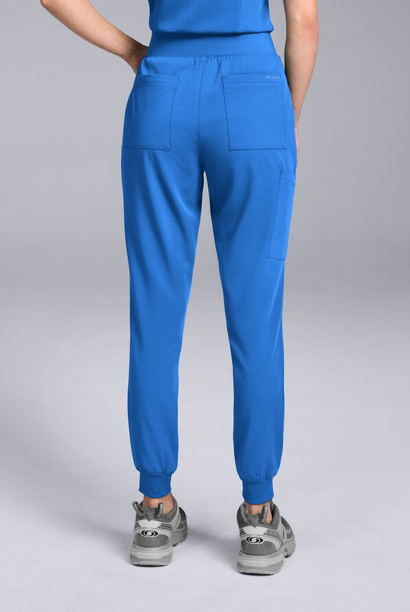 Hypothesis Women's Base 6-Pocket Jogger Scrub Pant - Royal - 3
