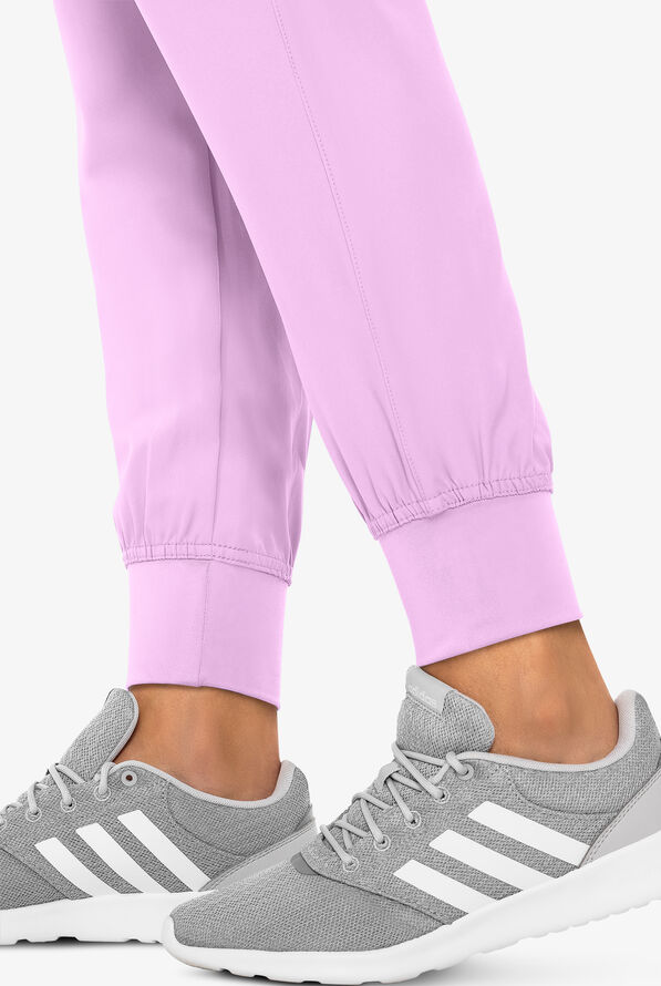 Med Couture Insight Women's 6-Pocket Cargo Jogger Scrub Pants - Lilac - 3