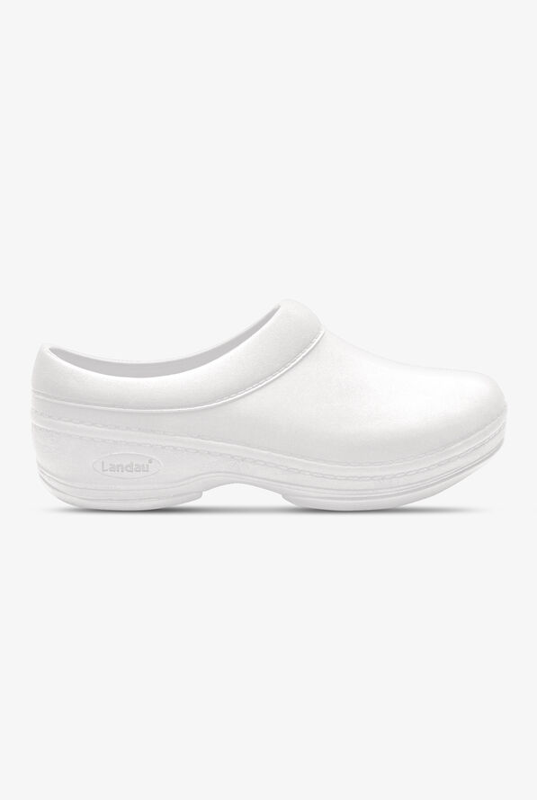 Landau Unisex Comfort Clogs - White - 1