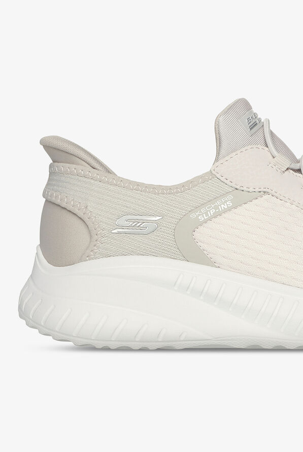 Skechers Bobs Women's SLIP-INS Sport Squad Chaos Off White Athletic Nursing Shoes - null - 4