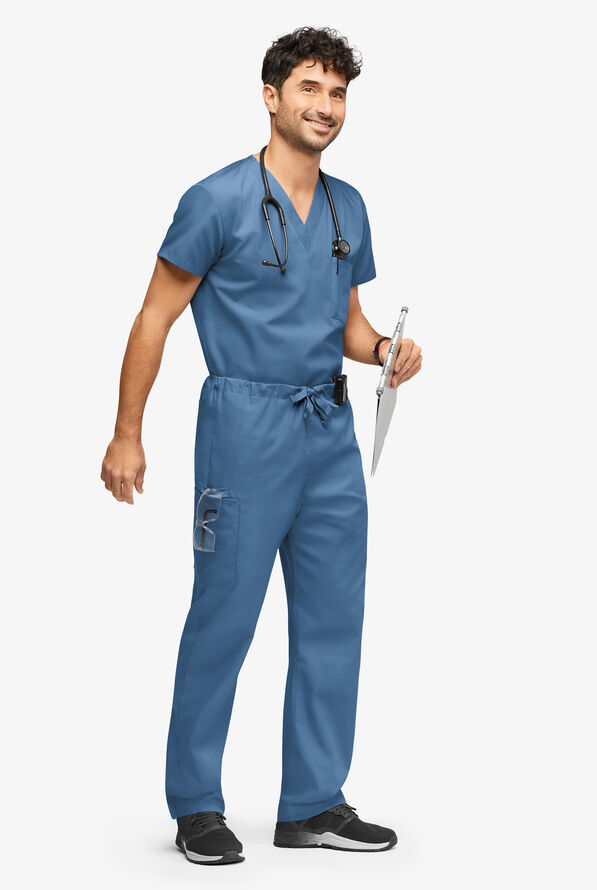 UA Best Buy Scrubs Unisex Scrub Set - Slate Blue - 2