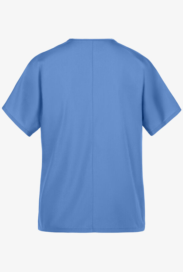 Cherokee Workwear Unisex 1-Pocket V-Neck Scrub Top - Ceil Blue - 2
