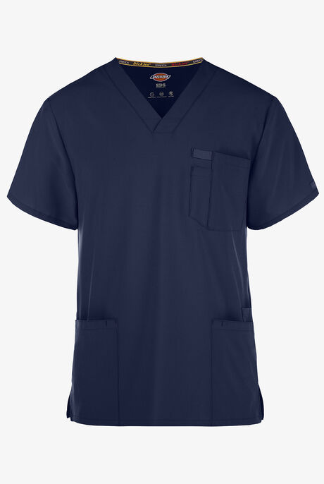 Dickies EDS Essentials Men's 4-Pocket STRETCH V-Neck Scrub Top