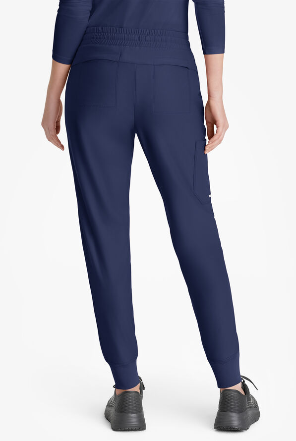 Skechers by Barco Slip-ins Pace Women's 5-Pocket STRETCH Cargo Jogger Scrub Pants - Navy - 2