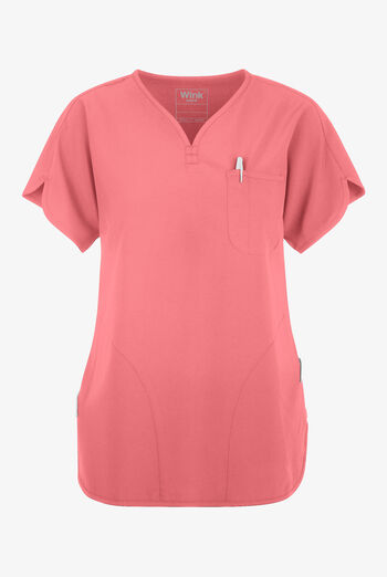 Wink Renew Women's 3-Pocket STRETCH Dolman Notch Sleeve Y-Neck Scrub Top