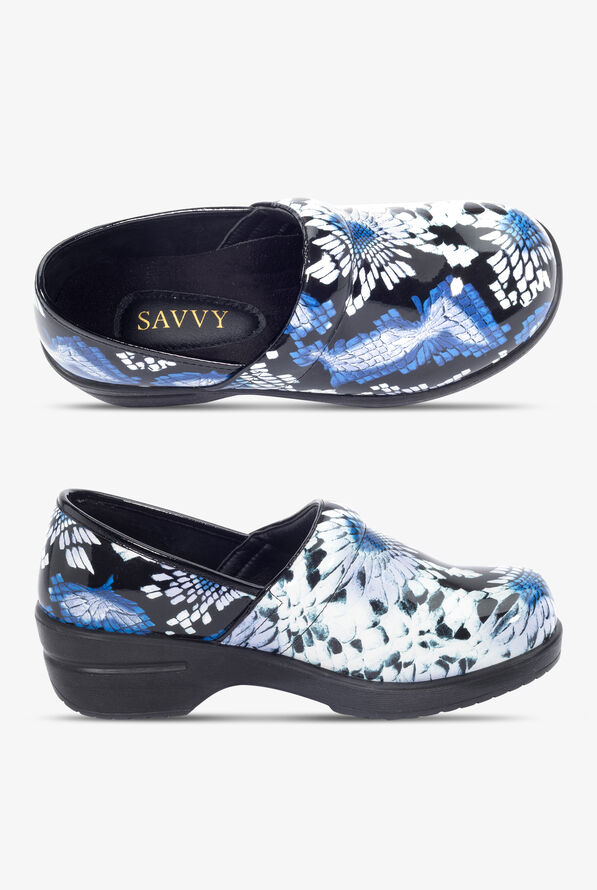 Zapatos de enfermer&iacute;a Savvy Brandy Snake Floral exclusivos de UA - null - 1