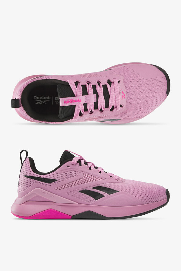Zapatillas deportivas Reebok NanoFlex TR 2 Jasper Pink con cordones para mujer - null - 1