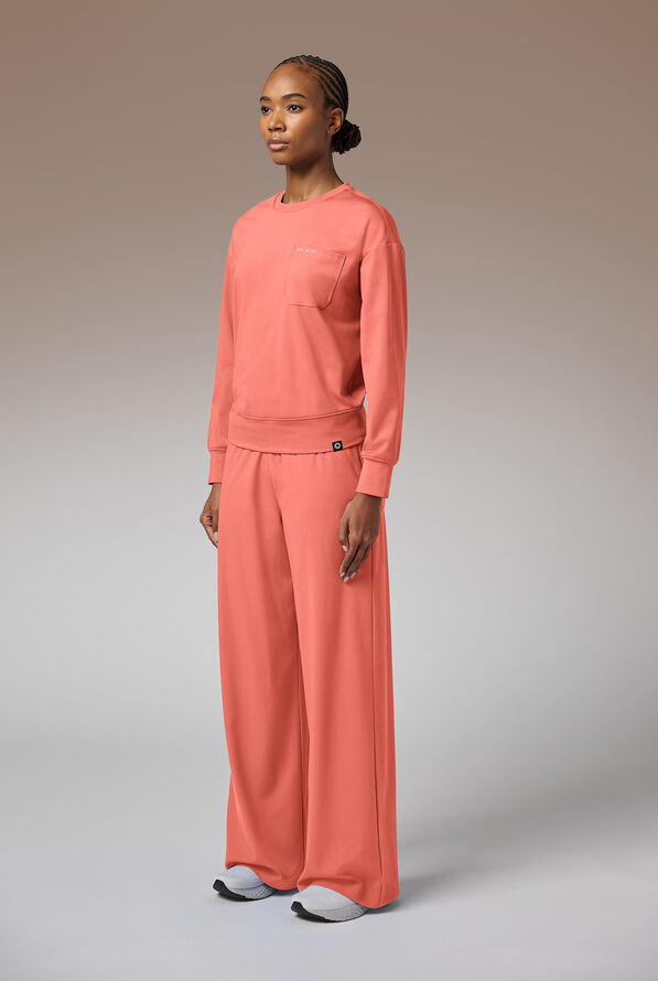 Sudadera Hypothesis Omni Base Knit con cuello redondo para mujer - Thermal Coral - 2