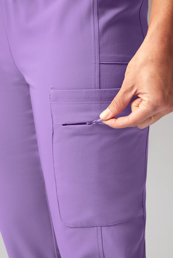 Hypothesis Cache Women’s 6-Pocket Jogger Scrub Pant - Ultraviolet Light - 6