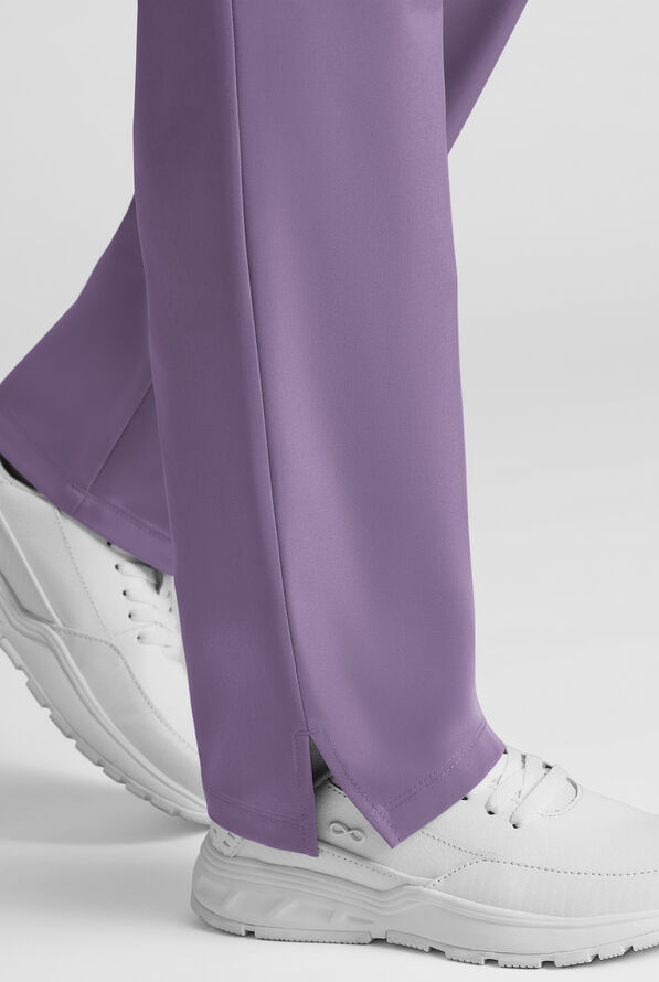 WhisperLite YARA Women's 10-Pocket STRETCH Cargo Straight Leg Scrub Pants - Purple Dusk - 6
