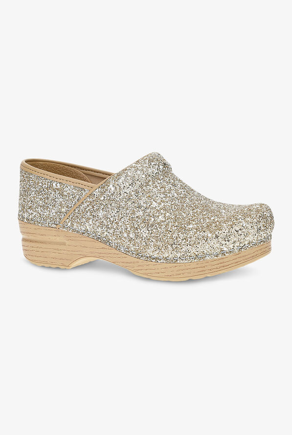 Dansko Women's Professional Champagne Glitter Clog - null - 1