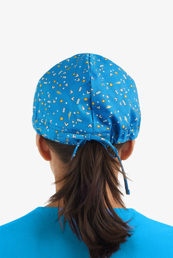 Gorro médico estampado unisex UA Shape the World STRETCH con cordón ajustable - null - 2
