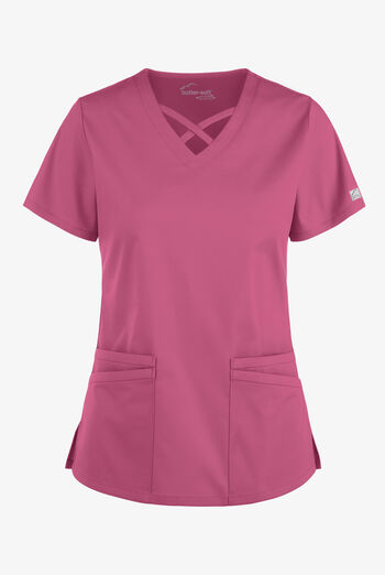 Butter-Soft STRETCH Women's 4-Pocket Crisscross Scrub Top