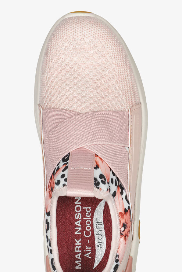 Mark Nason Women's A Linear Kenley Floral Pink Athletic Slip On Nursing Shoes - null - 2