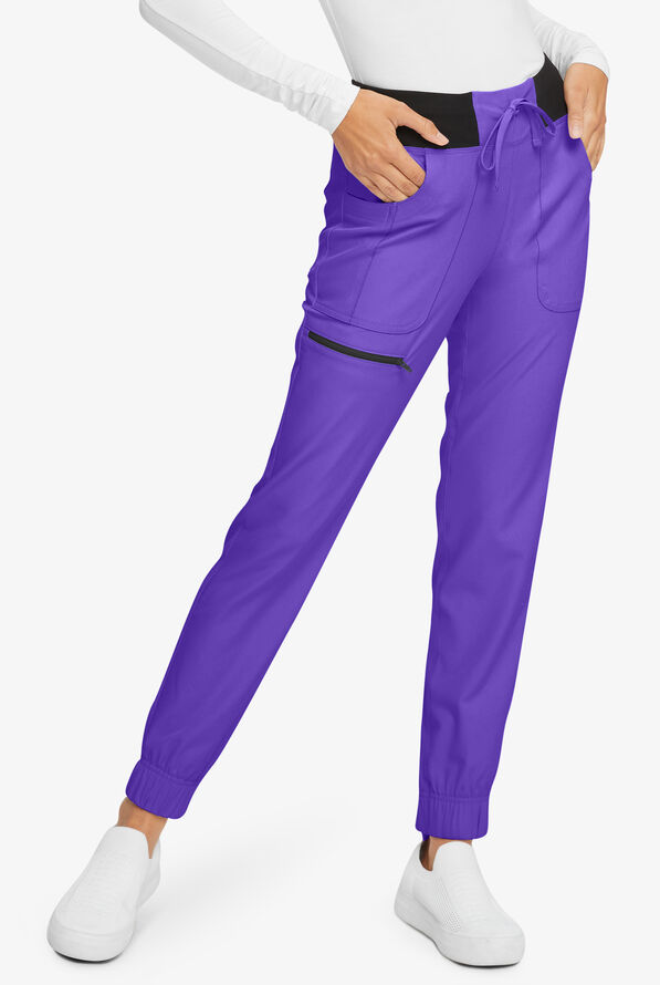 heartsoul Break On Through Women's 6Pocket STRETCH Elastic Cuff Jogger