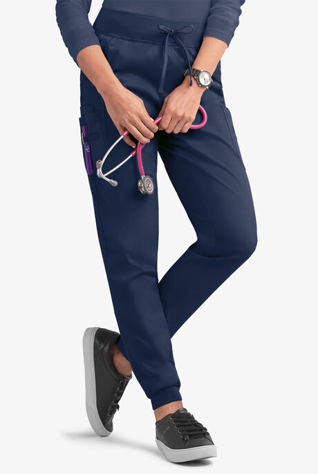 Pantalón médico UA Butter-Soft STRETCH estilo cargo jogger con 4 bolsillos para mujer