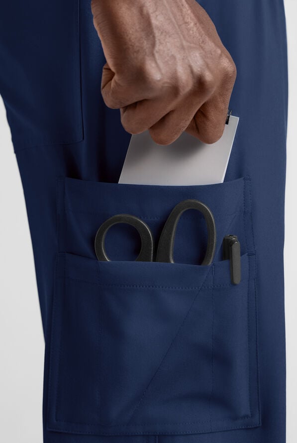 Easy STRETCH Men's Scrub Set - Navy - 6