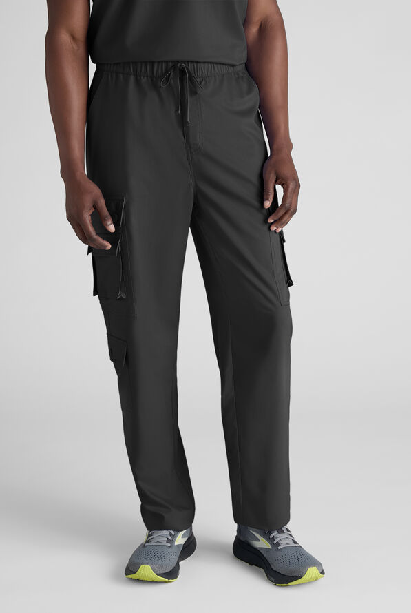 Advantage STRETCH Men's 10-Pocket Cargo Scrub Pant - Black - 1