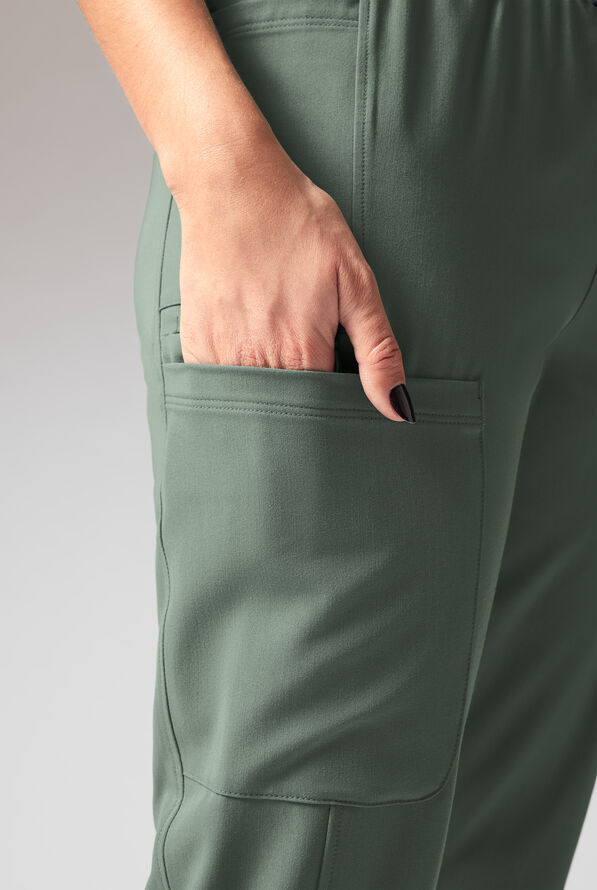 Hypothesis Cache Women’s 6-Pocket Jogger Scrub Pant - Mineral - 6