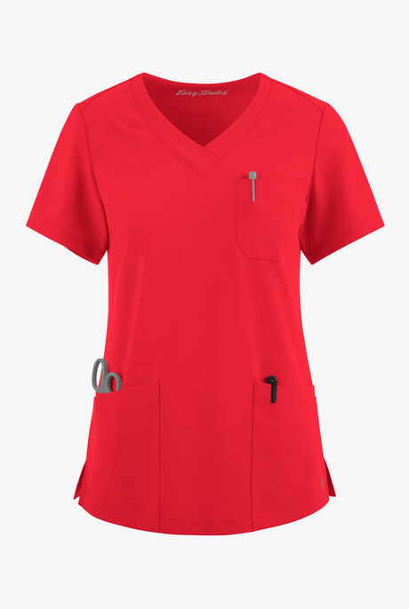 Easy STRETCH Tessa Women's 5-Pocket V-Neck Scrub Top