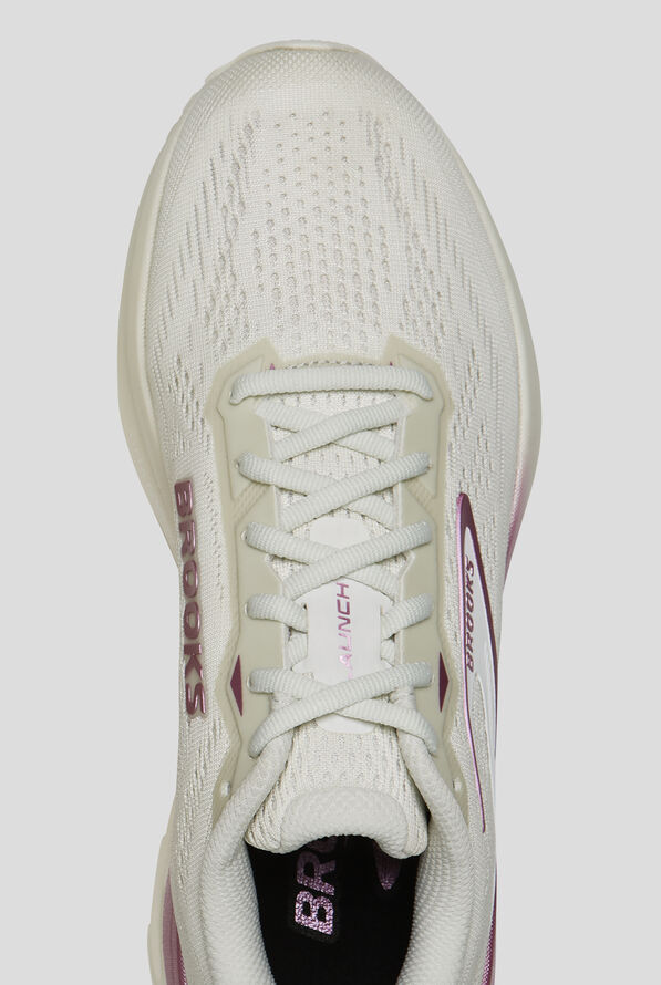 Brooks Women's Launch 12 Bluewash/Pink Athletic Lace Up Shoes - null - 2