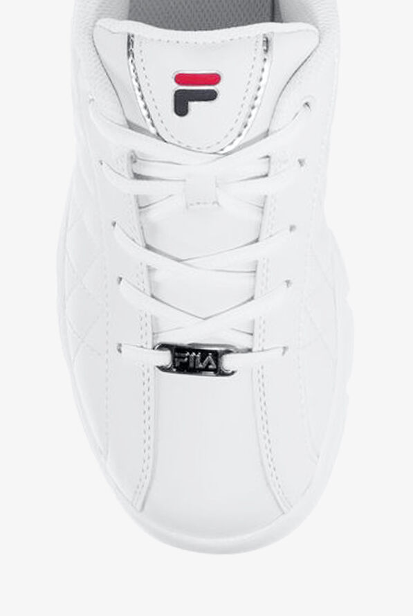 FILA Fulcrum 3 Women's Athletic Nursing Shoes - White/Navy/Red - 3