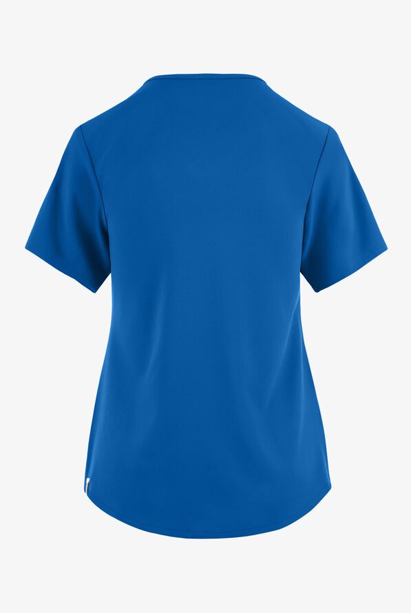 Wink Renew Women's 4-Pocket STRETCH V-Neck Scrub Top - Royal - 4