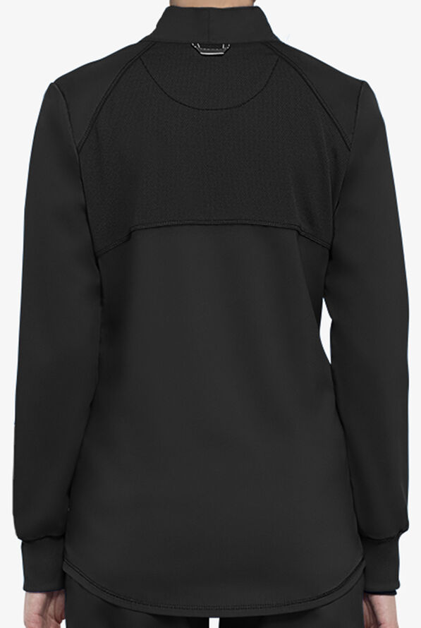 Chaqueta médica abrigada Cherokee Workwear Revolution STRETCH con paneles de malla y 3 bolsillos para mujer - Black - 4