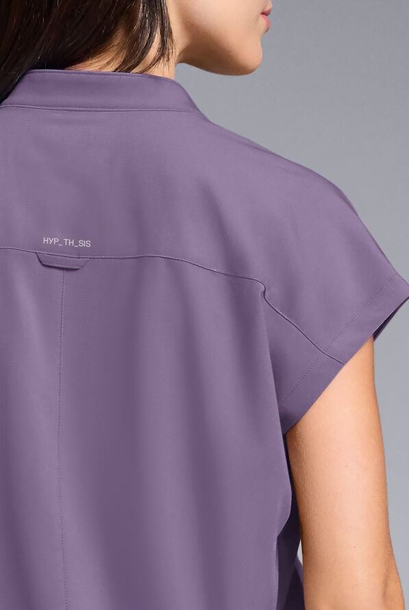 Hypothesis Women's Meta Oversized Dolman Sleeve Scrub Top - Purple Dusk - 2