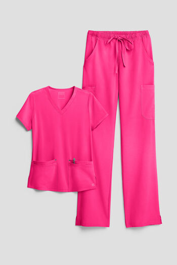 Conjunto de uniforme m&eacute;dico Easy STRETCH con 8 bolsillos para mujer